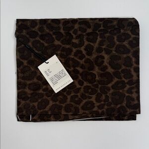 NWT - Acacia Swimwear Brown Leopard Print sarong / cover up